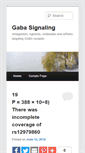Mobile Screenshot of gabasignaling.com